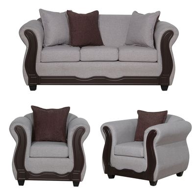 Juego de Living 3 1 1 Barcelona Crema