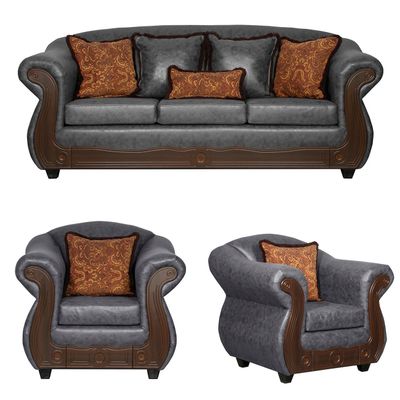 Juego de Living 3 1 1 Estambul Gris