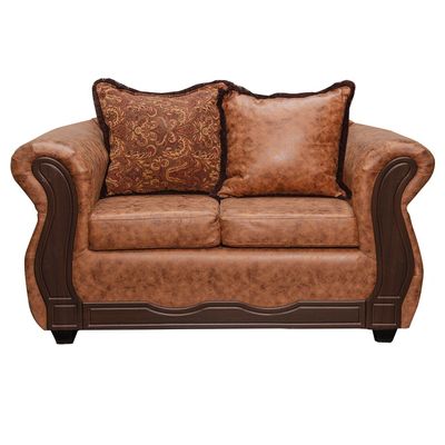 Sofá 2 Cuerpos Sofia PU Terracota