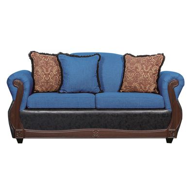 Imagen 2 del producto Juego de Living 2 1 1 Gran Columbia Azul Negro