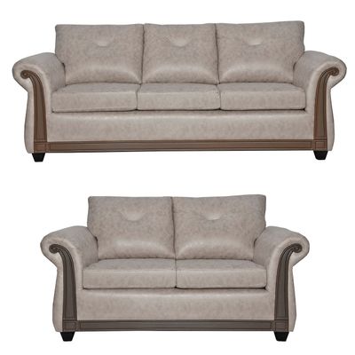 Juego de Living 3 2 Bristol Crema