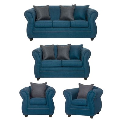 Juego de Living 3 2 1 1 Emili Esmeralda