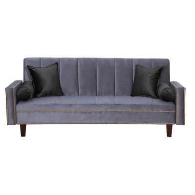 Imagen 1 del producto Futon Sofa Cama Vanguardia 200 x110 Gris - Negro