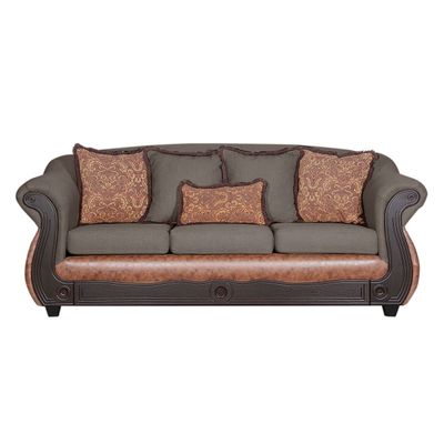 Imagen 2 del producto Juego de Living 3 1 1 Ashly Chocolate Terracota