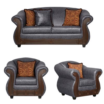 Juego de Living 2 1 1 Estambul Gris