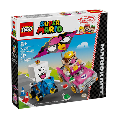 LEGO SUPER MARIO KART MARIO KART™: WARIO Y REY BOO 72038