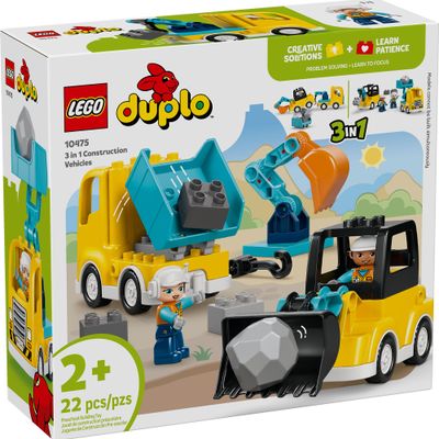 LEGO VEHÍCULOS DE CONSTRUCCIÓN “3 EN 1” DUPLO 10475