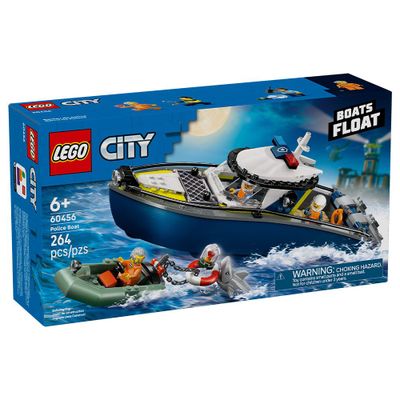 LEGO PERSECUCIÓN EN BARCO DE POLICÍA 60456