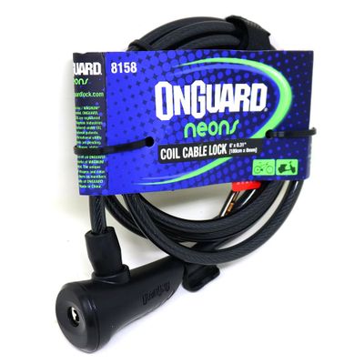 Candado OnGuard Llave Espiral NS Coil 180cmX8mm