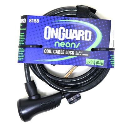 Imagen 2 del producto Candado OnGuard Llave Espiral NS Coil 180cmX8mm