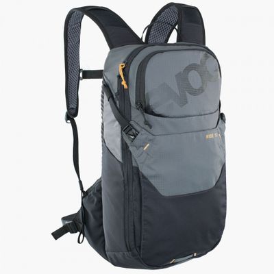 Mochila Ride 12 Carbon Grey/Black EVOC