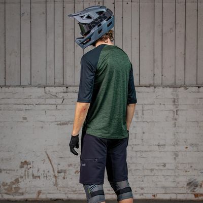 Imagen 2 del producto Jersey IXS Manga 3/4 Carve X Negro Oliva S 50EU