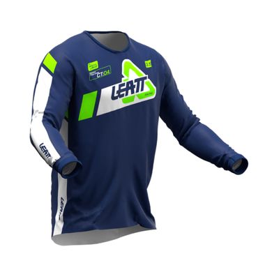 Imagen 2 del producto Kit Leatt Moto 3.5 Infantil Jersey Con Pantalón Azul