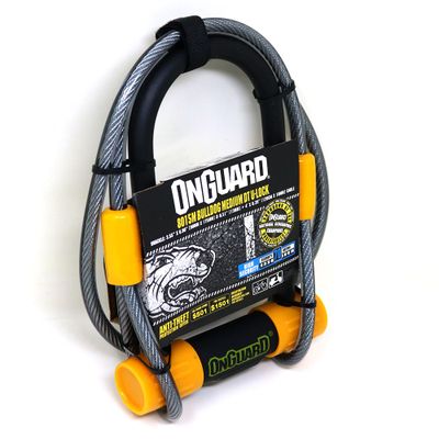 Imagen 1 del producto Candado OnGuard Llave U-Lock Bulldog Medium DT Cable 90x175mm