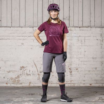 Imagen 2 del producto Polera IXS Mujer Flow Tech Contour Raisin L