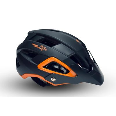 Imagen 2 del producto Casco Radical Mountain Super Vent Negro Naranjo L 58-62cm