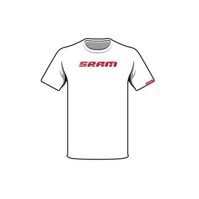 Polera SRAM Manga Corta Speed Slash Blanco