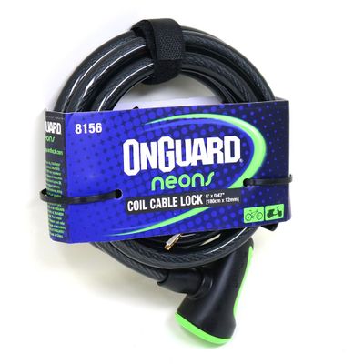 Candado OnGuard Llave Espiral NS Coil 180cmX12mm