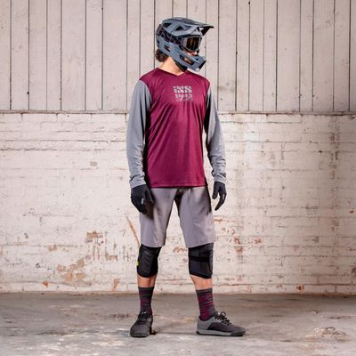 Imagen 2 del producto Jersey IXS Manga Larga Trigger X Raisin Grafito S