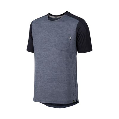 Jersey IXS Manga Corta Flow X Grafito Negro