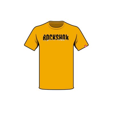 Polera RockShox Manga Corta R2210 Amarillo