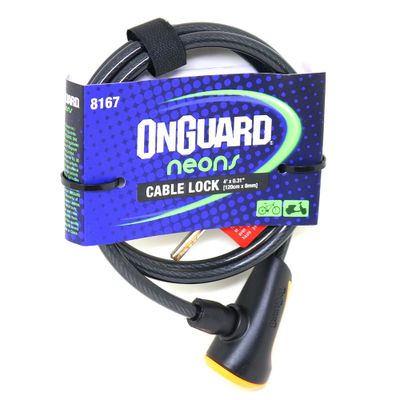Imagen 1 del producto Candado OnGuard Llave Espiral NS 120cmX8mm