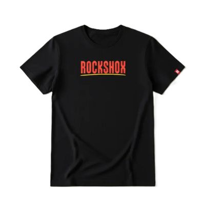 Imagen 2 del producto Polera RockShox Manga Corta Paint Brush Logo Negro