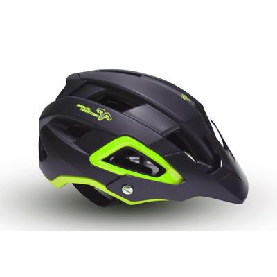 Imagen 2 del producto Casco Radical Mountain Super Vent Negro Verde L 58-62cm