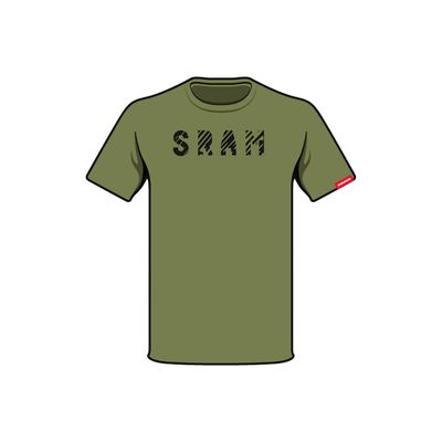 Polera SRAM Manga Corta Slash Verde
