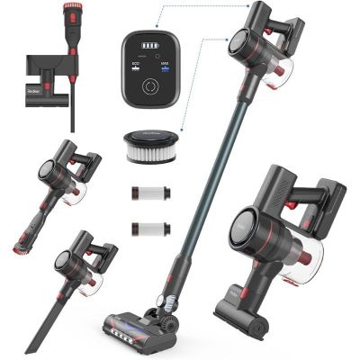 Imagen 2 del producto Redkey Aspiradora inalámbrica, aspiradora de palo de 30 Kpa, motor sin escobillas de 350 W