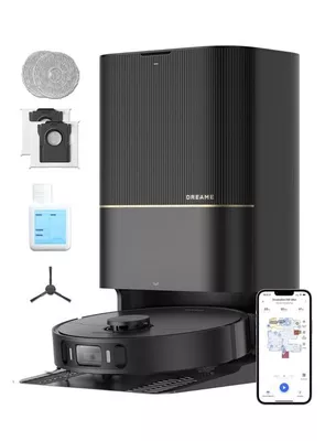 Dreame X40 Ultra Complete Robot Aspirador y Fregasuelos, 12000Pa Succión Color Negro