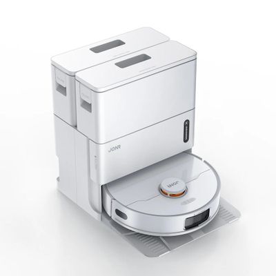 Robot aspiradora JONR T5 Pro Gen 2 con base de lavado/secado autovaciable, 15000PA