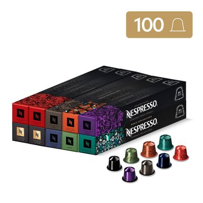 100 Cápsulas De Café Nespresso Pack Intenso