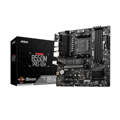 Placa Madre MSI B550M PRO-VDH Socket AM4, 4xDDR4 mATX, Ryzen