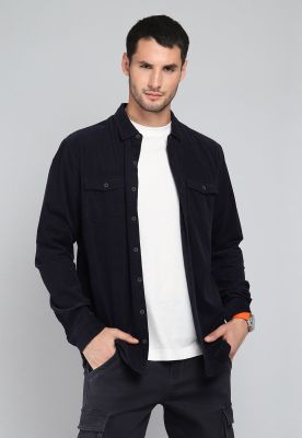 Camisa Cotelé Manga Larga Soviet BISHF04NB