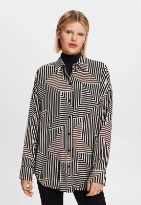 Blusa Camisera Estampada Mujer Esprit 103EE1F315