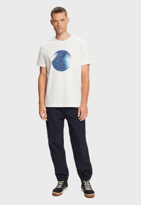 Polera Con Estampado Frontal Hombre Esprit