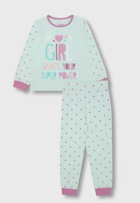 Pijama Manga Larga Niña Osito OPJA690AQ