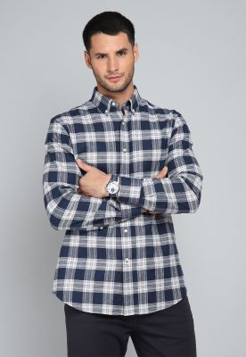 Camisa Cuadros Manga Larga Guy Laroche GLBIF47NB