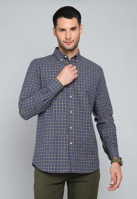 Camisa Cuadros Manga Larga Guy Laroche GLBIF50NB