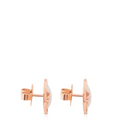 Imagen 2 del producto Aros Camille de Plata Vermeil rosa con Nácar Tous