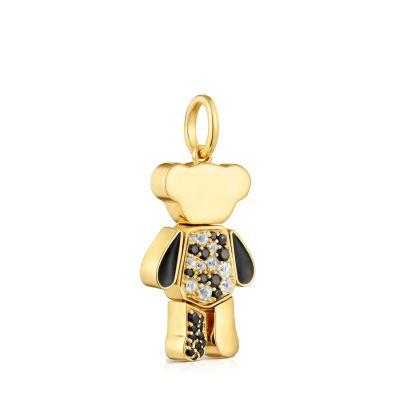 Imagen 2 del producto Colgante oso oro 18 kt sobre plata con gemas Teddy Bear