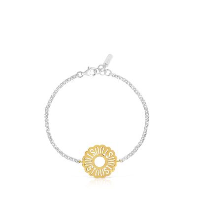 Imagen 2 del producto Pulsera cadena bicolor Miranda