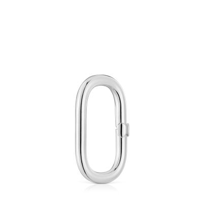 Imagen 2 del producto Anilla grande de plata Hold Oval