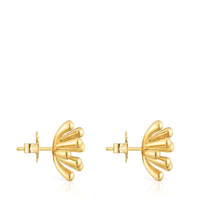 Imagen 2 del producto Pendientes TOUS Garden oro 18 kt sobre plata 17 mm