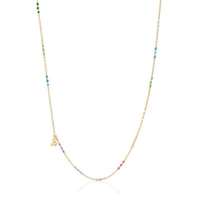 Collar de plata vermeil y esmalte Bold Bear Tous