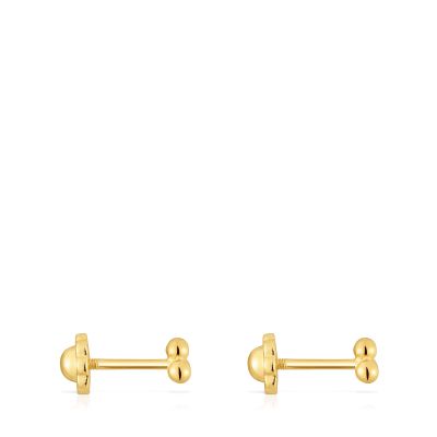 Imagen 2 del producto Pendientes de oro motivos 4 mm Basics