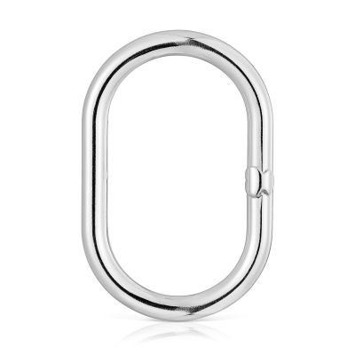 Anilla de plata 45 mm Hold Oval