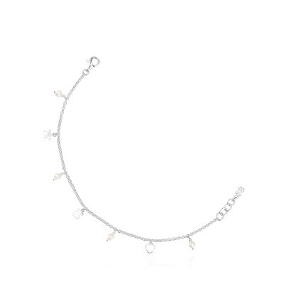 Pulsera Cool Joy de plata y perlas Plateado Tous