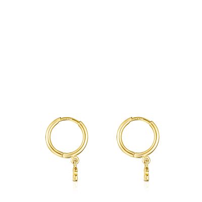 Aros Cool Joy de plata vermeil Tous